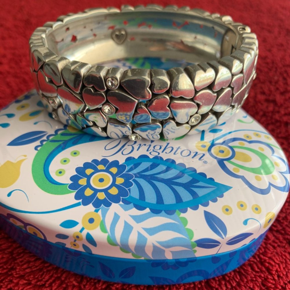 Brighton Hearts Silver Bracelet